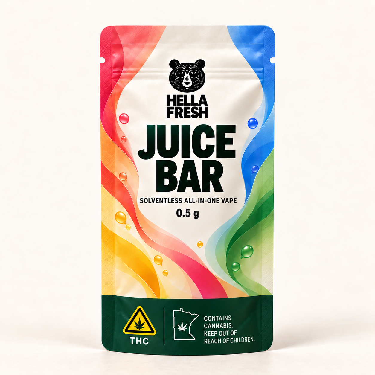 Hella Fresh Juice Bar solventless all-in-one vape package